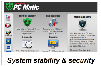 PC Matic - security and stability
